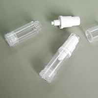 Mini flacon pulvérisateur sans air en plastique PP écologique 5ml 10ml 15ml pour liquides de voyage, pompe portable pour lotion et crème, petit flacon