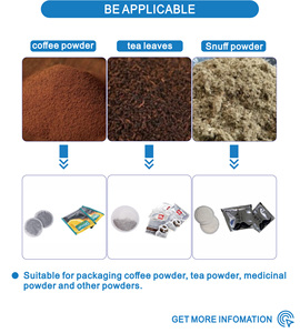 Automatic <strong>ESE</strong> <strong>Coffee</strong> <strong>Pod</strong> Making Packing <strong>Machine</strong> Round Tea Powder <strong>Coffee</strong> <strong>Pod</strong> <strong>Filling</strong> Packing <strong>Machine</strong> With Inner and Outer Bag - Product Image 2