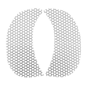 Harley Road King Glide 15-23 FLTR Décoration en maille nid d'abeille pour pare-brise avant, noir électro-plaqué - Product Image 5