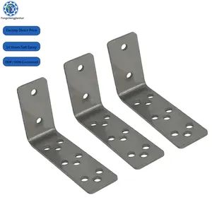 OEM Custom Made Heavy Duty Metal Hardware Single-Side Brace Joint Shelf Support L Right Angle Corner Bracket