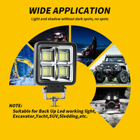 Barra de Luz LED de Aluminio DXZ de 4 Pulgadas, 72W, 9-80V, Haz de Luz Amplio para Camiones, Autobuses y Embarcaciones Todoterreno - Nuevo