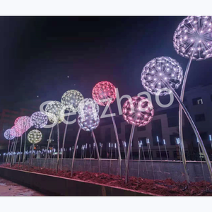 Đèn trang trí ngoài trời LED hình bồ công anh, điện áp thấp, làm theo yêu cầu của Senzhao - Product Image 4