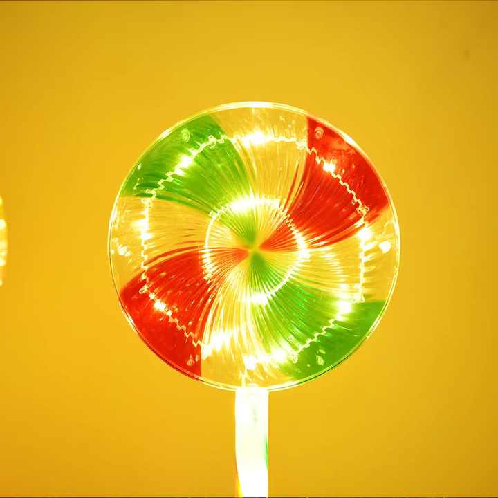 Lollipop christmas lights outdoor