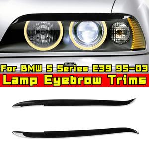 Para BMW Serie 5 E39 1995-2003 Cubierta de Cejas para Faros Delanteros, Adhesivos Decorativos para Coche, Embellecedores de Cejas, Estilo Automotriz - Product Image 1