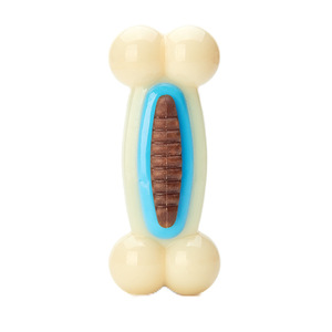 EETOYS Juguete de nailon para perros con dispensador de huesos, juguete masticable duradero para aliviar el aburrimiento y entrenamiento - Product Image 5