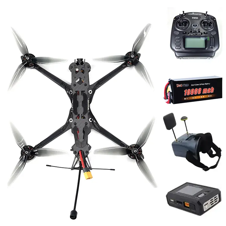 60.000 Stk/Monat Hersteller FPV-Kit 7 10 13 Zoll Schwere Nutzlast Langzeitflug mit Nachtsichtkamera Rennsport FPV-Drohnen