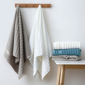 Sang Trọng Ai Cập Bông Khăn Tắm Tùy Chỉnh Chất Lượng Cao Dày Mềm Đồng Bằng Terry Thêm Khuôn Mặt Lớn Sang Trọng Trẻ Sơ Sinh 600gsm Bền Vững - Product Image 3