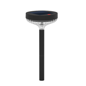 Lampes de jardin à énergie solaire, éclairage LED extérieur RGB décoratif pour allée, résistant à l'eau, design géométrique - Product Image 3