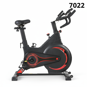 Vélo d'exercice populaire pour le cyclisme, vélo de spinning avec volant d'inertie de 6 kg, écran LCD et test de fréquence cardiaque manuel - Product Image 2