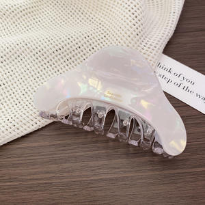 Pince à cheveux semi-circulaire en acétate, pinces à cheveux néon tendance pour femmes, pinces à cheveux incassables et solides pour cheveux épais - Product Image 6