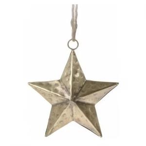 Decoración de estrella colgante de metal de alta calidad de último diseño para adornos navideños fiestas navideñas al aire libre - Product Image 3