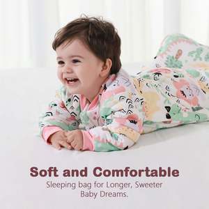 Gigoteuse en coton pour bébé de 0 à 6 mois, automne-hiver, avec manches amovibles - Product Image 5