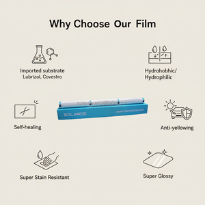 Pellicola Protettiva per Vernice Auto SolarDe USA di Qualità, Opaca, Idrofobica, 7,5 mil, Resistente alle Macchie, in TPU - Product Image 4