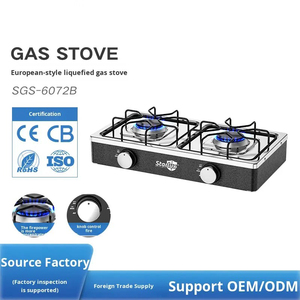 Equipo de Camping Portátil Premium para Exteriores, Estufa de Gas de Doble Quemador, Estufa de Mesa de 2 Quemadores, Estufa de Invierno - Product Image 2