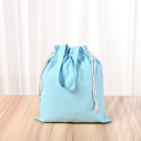 Sac fourre-tout en toile avec cordon de serrage et logo personnalisé, grande capacité, sac cadeau réutilisable en toile