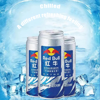 Boisson énergétique Red Bulls en canette métallique 250 ml, boisson anti-fatigue fabriquée en Chine