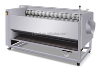 Elektrische Automatische Aardappel Gember Kreeft Komkommer Trommel Borstel Peeling Machine