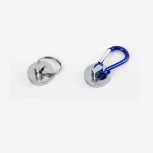 Magnets Connecting Button with Carabiner Made of Aluminium Alloy for Fishnets Magnetic