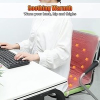 Coussin de siège chauffant pour chaise de bureau, voiture et stade Coussin chauffant portable et rechargeable