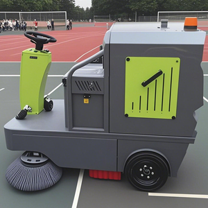 Machine <span class=keywords><strong>électrique</strong></span> de nettoyage de rue à usage domestique 48V Balayeuse de sol de routes de ferme pour les centres commerciaux et l'utilisation souterraine Ride-On Design - Product Image 3