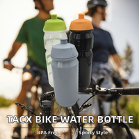 Bouteille d'eau de cyclisme en PE sans BPA, anti-fuite, pour le vélo et les voyages