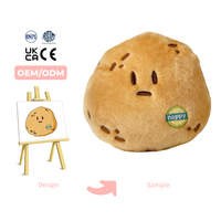 Commande en gros disponible, coussin en peluche personnalisé, portefeuille en peluche, coussin en forme de nourriture, tissu de haute qualité, EN71 CE CPSIA CPC ASTM F963