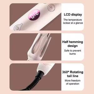 Rizador de pelo giratorio automático profesional portátil Pantalla de temperatura LCD PTC <span class=keywords><strong>Rizos</strong></span> de hierro giratorios de cerámica múltiple para uso doméstico - Product Image 6