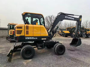 Mini pelle hydraulique Hyundai Hw60 Hw80 Hw155 Hw210 2020, 6 tonnes, moteur Cummins, super performances - Product Image 2