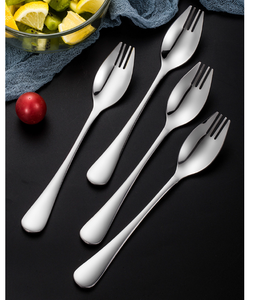 Fourchette-cuillère de luxe en acier inoxydable DFS1111, couverts multifonctions 2-en-1 pour spaghetti et pâtes - Product Image 6