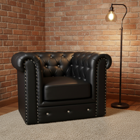 Maßgefertigtes Luxuriöses Modernes Villen-, Einkaufszentrum-, Hotel- und Apartment-Wohnzimmermöbel: Sektionales PU-Leder-Sofa-Set mit Liegefunktion für Zuhause