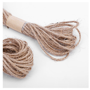 100% <strong>Hemp</strong> Jute <strong>String</strong> Burlap 1-3mm <strong>Twine</strong> for Garden DIY Bondage Packaging-Twisted Rope - Product Image 2