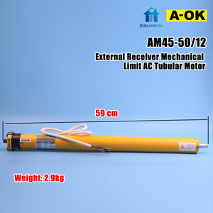 มอเตอร์ท่ออลูมิเนียมอัลลอยด์ A-<span class=keywords><strong>OK</strong></span> 45 มม. 50 นิวตันเมตร ควบคุมผ่านแอพ WiFi Tuya รองรับคำสั่งเสียง <span class=keywords><strong>Alexa</strong></span> และ <span class=keywords><strong>Google</strong></span> Home สำหรับม่านม้วน ระแนงบังแดด ห้องนั่งเล่น - Product Image 3