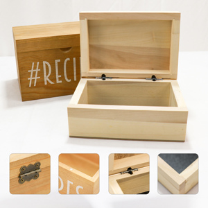 Venta al por mayor de madera maciza sin terminar tamaño personalizado pequeñas cajas de exhibición grandes recuerdo embalaje de madera de bambú con tapa deslizante con bisagras - Product Image 3