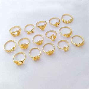Wholesale Mixed Style <b>Rings</b> for Women Simple Design Gold Wedding Engagement <b>Ring</b> Bulk Lot Women Mix Lot <b>Cheap</b> <b>Ring</b> - Product Image 6
