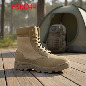 LXG, fabrication en usine, prix bas, bottes tactiques d'aventure dans le désert du Gobi, couture, semelle en caoutchouc, bottes de combat à la cheville, <span class=keywords><strong>sable</strong></span>/noir, HSM044 - Product Image 1