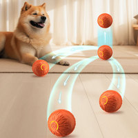 Nouveau chien chat interactif balle rebondissante intelligent USB automatique roulement balle magique électronique chat chien jouet animal jeu interactif jouet