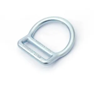 Venta al por mayor de alta calidad de seguridad cordón arnés accesorios de seguridad de acero D-ring