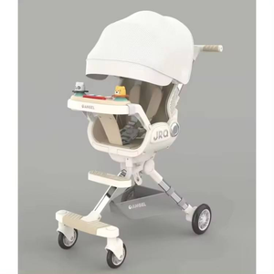 รถเข็นเด็กอเนกประสงค์แฟชั่นใหม่ปี <span class=keywords><strong>2026</strong></span> พร้อมโครงอะลูมิเนียมอัลลอยหนาพิเศษและเบาะนั่งขนาดใหญ่พร้อมเข็มขัดนิรภัยแบบห้าจุด - Product Image 2