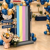 Toile de fond personnalisée à motif arc-en-ciel gay et polygenre, idéale pour la mise en scène de célébrations thématiques, les présentations de fêtes et les séances photo en studio intérieur