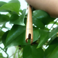 Flèches de chasse en bambou 33/39 pouces 35-70lbs avec nock plat, faites à la main pour tir à l'arc recurve et longbow en extérieur