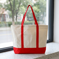 Sacs fourre-tout en toile imprimés avec logo personnalisé, style minimaliste moderne, patchwork, pour le shopping transfrontalier, offre exclusive