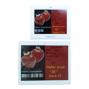 Supermarkt-Supermarkt Drogisterij Opbergschappen Smart Elektronisch Prijskaartje Esl Elektronisch Inktscherm 4.2 Inch Waterdicht - Product Image 1