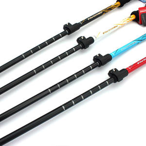Bastones de Trekking de Aleación de Aluminio 7075, 3 Secciones, Ligeros, para Senderismo y Caminatas, Uso en Exteriores - Product Image 1