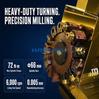 Tour CNC horizontal TCK56 à banc incliné 750 mm, 220 V, à broche unique pour la production de pièces métalliques et le travail des moules automobiles