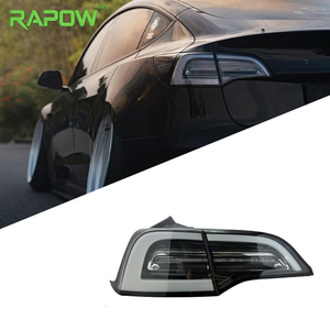 ชุดไฟท้าย LED สีแดง RAPOW สำหรับ <span class=keywords><strong>Tesla</strong></span> <span class=keywords><strong>Model</strong></span> <span class=keywords><strong>3</strong></span> ของแท้แบบขายส่ง ชุดซ่อมและดัดแปลงมาตรฐาน OE ใหม่ - Product Image 2