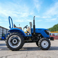 Tracteur agricole 4x4 bleu de 45 ch