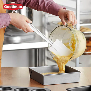 Spatule en silicone professionnelle Goodman, résistante à la chaleur, antiadhésive, grattoir en caoutchouc pour cuisine commerciale, boulangerie, vente en gros OEM - Product Image 3