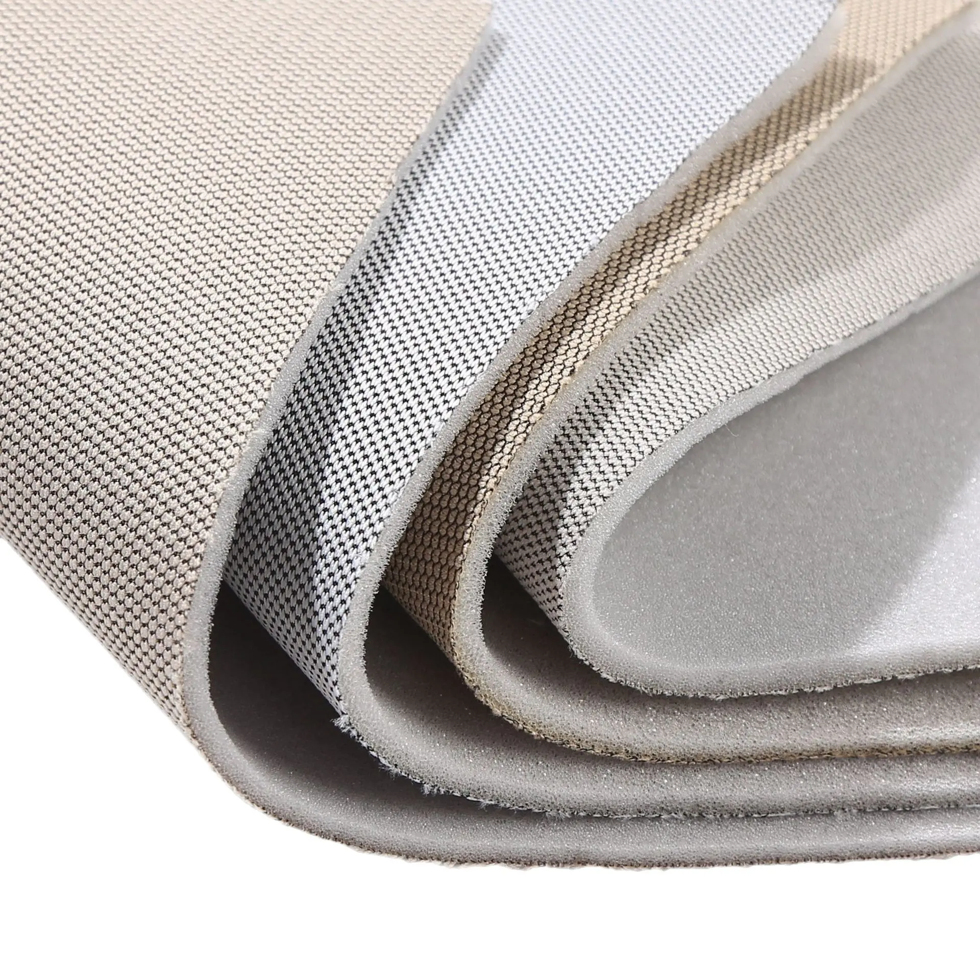 Car fabric roof fabric with flame retardant sponge car interior fabric plain knit 100% polyester car upholstery