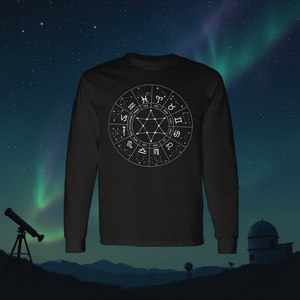 Camiseta de manga larga con mapa del cielo retro vintage de Constellation Gift - Product Image 3