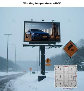 IP66 ngoài trời 10000nits quảng cáo P6 P8 P10 đường cong LED hiển thị biển quảng cáo pantalla Led đúc nhôm Tủ 960*960 mét - Product Image 3